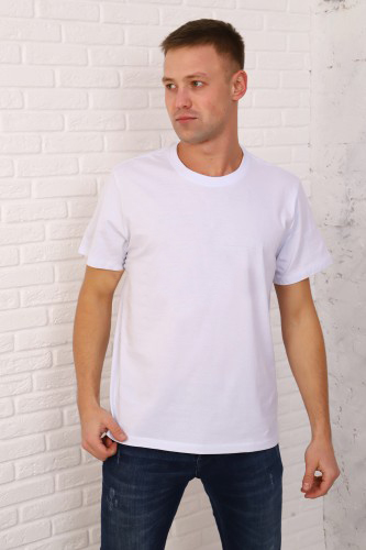 Мужская футболка Plus Group белый