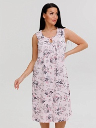 Женская сорочка Сор-85(К) / Розовый (цветы)