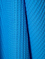 Полотенце вафельное Узбекистан клетка 0,8*0,8 / Голубое PV