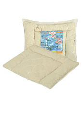 Подушка лен для новорожденных / тонкая
